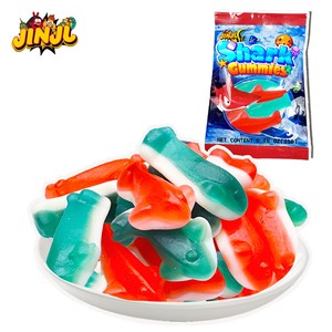 Vendita all'ingrosso di <span class=keywords><strong>caramelle</strong></span> gommose a forma di squalo <span class=keywords><strong>blu</strong></span>, di tendenza su TikTok, le più vendute, con olio e contenenti il 50% di succo di frutta, snack Halal - Product Image 3