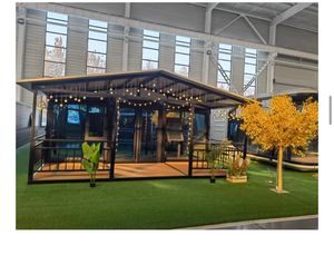 Case Prefabbricate in Acciaio Design Moderno Competitivo Protezione Ambientale Casa Pieghevole Hotel Caffetteria Alloggio - Product Image 4