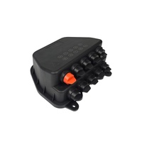 Boîtier de distribution de fibre optique étanche à 10 ports, pré-terminé, pour extérieur, avec connecteur rapide CTO, répartiteur et sous-boîtier NAP