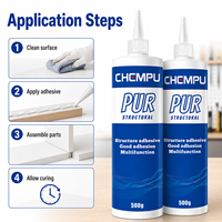 Colle thermofusible PUR haute résistance pour le placage des bords, idéale pour la production de meubles (approvisionnement direct usine)