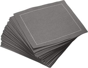 一次性定制印刷鸡尾酒灰色定制餐巾纸餐巾 - Product Image 1