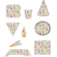 Ensemble d'assiettes en papier pour la décoration de fête