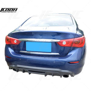 ICOOH Racing nouveau kit de carrosserie en Fiber de carbone séparateur de lèvre de pare-chocs arrière pour <span class=keywords><strong>2013</strong></span> + Infiniti Q50 - Product Image 3