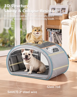 2026 Transporteur rafraîchissant personnalisé pour chien avec tapis de refroidissement, lit pliable pour chat d'intérieur, niche pour chien avec isolation et blocs de glace