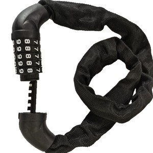 <span class=keywords><strong>Cadenas</strong></span> numérique <span class=keywords><strong>haute</strong></span> <span class=keywords><strong>sécurité</strong></span> <span class=keywords><strong>à</strong></span> combinaison pour vélo, VTT, vélo électrique et moto - Antivol <span class=keywords><strong>à</strong></span> chaîne portable sans clés - Product Image 5