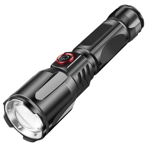 Có Thể Sạc Lại USB Lumens Cao Đèn Lồng Ánh Sáng Mạnh Mẽ Dài Phạm Vi LED Torch Ánh Sáng Đèn Pin Chiến Thuật - Product Image 2