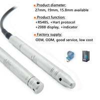 WTsensor 4-20mA piézomètre enregistreur de niveau d'eau du sol mesure de niveau de forage sonde de puits capteur moniteur de niveau de réservoir d'eau