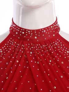 Mono de una pieza para mujer, para baile latino de samba, rumba, baile de salón, fiesta, disfraz de baile latino, actuación de samba. - Product Image 3