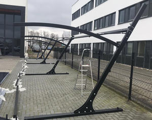 <span class=keywords><strong>Garage</strong></span> de cadre en aluminium imperméable d'auvent de carport moderne Offre Spéciale pour l'installation extérieure en métal de stationnement de voiture - Product Image 6