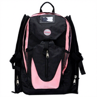 Sac à dos de patinage à roulettes en gros, sac de patinage de vitesse en tissu Oxford épaissi avec compartiment pour casque et poches latérales, 3 couleurs