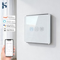 Interrupteur de rideau intelligent Tuya Smart Life Wifi compatible avec Google Assistant et Alexa, interrupteur de rideau intelligent