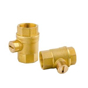 วาล์วบอลทองเหลืองคุณภาพสูงราคาประหยัด พร้อมกุญแจล็อค  แบบเกลียวใน  ควบคุมด้วยมือ  ขนาด 1/2 นิ้ว - 2 นิ้ว - Product Image 3