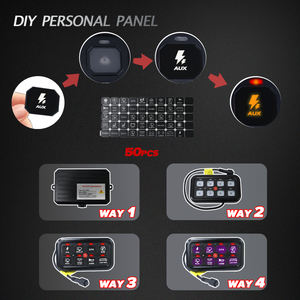 8 Gang Off-Road LED <span class=keywords><strong>Switch</strong></span> <span class=keywords><strong>Panel</strong></span> Circuit Control Box Général pour SUV ATV UTV Truck 4x4 Marine 12V 24V Véhicules - Product Image 3