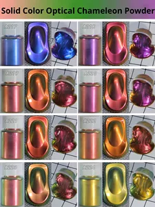 Polvere Pigmentata Super Camaleonte Ottica per Vernici Auto/Resina Epossidica/Acquerelli/Artigianato Fai-da-Te, Pigmento Cromato Intenso con Effetto Cangiante - Product Image 5
