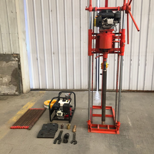 ポータブルハンドヘルド電動ボアホール30m 6HP水井戸掘削リグミニギアボックスベアリング設備農場土壌鉱石建設 - Product Image 1