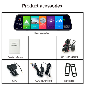 Camera <span class=keywords><strong>DVR</strong></span> ADAS WiFi 10 Inch 4G Cho Xe Hơi Camera Hành Trình FHD 8.1 P Gương Chiếu Hậu Phương Tiện Android 1080 Stream Máy Ghi Hình <span class=keywords><strong>GPS</strong></span> <span class=keywords><strong>DVR</strong></span> - Product Image 6