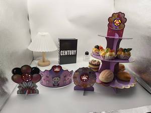 Panneau de table holographique Joyeux Anniversaire lumineux pour enfants et adultes, décoration de table de desserts et gâteaux, baby shower, anniversaire, en papier - Product Image 5