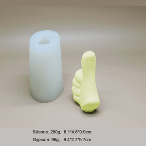 Ok Good <span class=keywords><strong>Victor</strong></span> Gesture diseñado al por mayor silicona mano gesto vela molde - Product Image 4