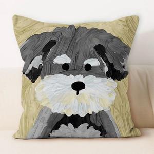 INSHARE Bunte Plüsch Cute Puppy Style Kissen bezug Sofa kissen Modern Animal Office Lenden kissen Bett Kopfstütze Kissen bezug - Product Image 3