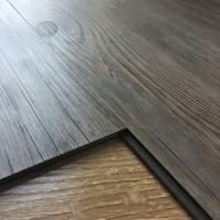 Revêtement de sol en vinyle SPC commercial de luxe 5 mm, dalles LVT, design moderne, pose flottante, EIR, grand format, pour cuisine et chambre