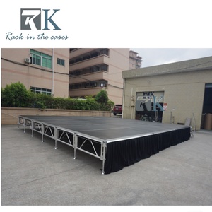 High Quality Outdoor Performance Aluminum Adjustable Height Concert Platform Event Truss Plywood Portable Stage - Product Image 5