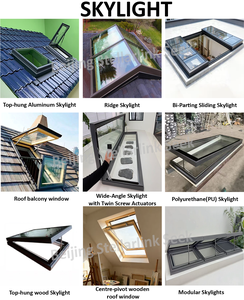 Fenêtre <span class=keywords><strong>de</strong></span> toit en aluminium étanche <span class=keywords><strong>de</strong></span> style moderne, transformable en balcon, pour la <span class=keywords><strong>ventilation</strong></span> des terrasses et des greniers - Product Image 6