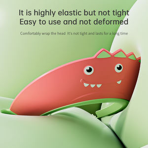 Chapeau <span class=keywords><strong>de</strong></span> douche en silicone souple pour les tout-petits, mignon visière <span class=keywords><strong>de</strong></span> <span class=keywords><strong>bain</strong></span> <span class=keywords><strong>de</strong></span> dinosaure avec pour les yeux. - Product Image 6