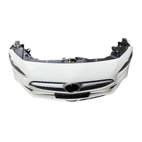 Ensemble de pare-chocs avant d'occasion de haute qualité avec découpes pour capteurs d'aide au stationnement, fixation par vis en ABS, amélioration pour Mercedes-Benz Classe A W177 AMG