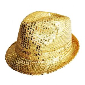 Chapeaux de spectacle magique à paillettes argentées, tendance et élégants, adaptés aux adultes et aux enfants, pour fêtes et jazz, vente en gros - Product Image 3