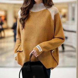 Maglione da Donna Personalizzato Autunno Inverno, Alta Qualità, Caldo Pullover a Collo Alto Lavorato a <span class=keywords><strong>Maglia</strong></span>, Collezione 2026 - Product Image 1