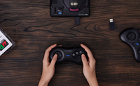 Manette de jeu sans fil 8Bitdo M30 2.4G pour Genesis Mini Mega Drive Mini - pour joueur de jeux, gyroscope six axes, original