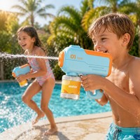 Elektrische Wasserpistole für Kinder Automatische Kleine Mini Sommer Outdoor-Schießspielzeug Hochgeschwindigkeits-Cartoon-Wasserblaster Kindergeschenk
