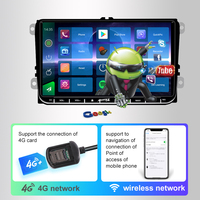 Android 13 4 + 64GB 4G SIM QLED Pour VW Passat MK5/6 Jetta Golf Polo IPS 9 Inch Car Stereo Radio GPS Carplay Video