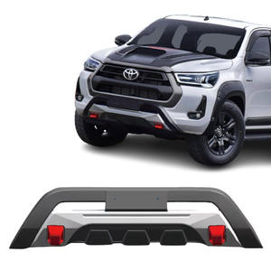 POUR TOYOTA HILUX 2020-2023 COUVERCLE DE <span class=keywords><strong>PROTECTION</strong></span> <span class=keywords><strong>SOUS</strong></span> PARE-CHOCS AVANT JUPE PARE-CHOCS GARDE - Product Image 1