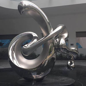 定制大型户外不锈钢地标雕塑 - Product Image 4