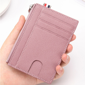 <span class=keywords><strong>Portafoglio</strong></span> da <span class=keywords><strong>donna</strong></span> in pelle Saffiano sottile personalizzato con carta di credito RFID porta carte <span class=keywords><strong>donna</strong></span> - Product Image 6