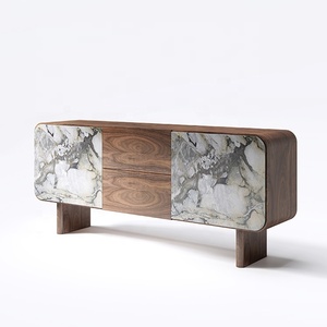 Usine <span class=keywords><strong>de</strong></span> meubles Guangdong Foshan <span class=keywords><strong>Buffet</strong></span> Art déco moderne en bois <span class=keywords><strong>de</strong></span> marbre naturel <span class=keywords><strong>pour</strong></span> les restaurants, les hôtels et les salles - Product Image 4