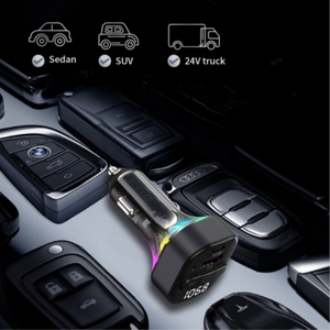 C50 Hands-Free FM Transmitter 30W Loại C Sạc Xe Hơi Cho Xe Đài Phát Thanh Không Dây - Product Image 5