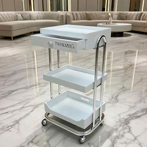 Beauty Equipment Hair Salon Furniture Hairdressing Storage <b>Tool</b> Massage Table <b>Trolley</b> - Product Image 2