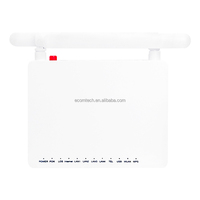 Chipset Hisilicon Mtk OEM ODM ET412W Mendukung Xpon ONU ONT Router Wifi 1ge+3fe+1pot 2.4ghz 5dbi wifi GEPON ONU ONT modem ftth