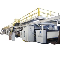 Ligne de production de carton ondulé FFG entièrement automatique 3, 5, 7 plis, machine d'impression et de découpe de boîtes en carton