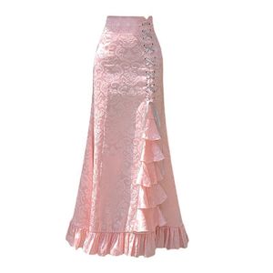 Vintage Gothic Long Skirts <strong>Women</strong> Punk Fish Tail Skirt New High Waisted Temperament <strong>Goth</strong> Skirt Festival Party Wear Woman <strong>Clothes</strong> - Product Image 1