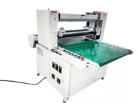 Machine à colle thermofusible électrique semi-automatique avec moteur sur courroie et double rouleaux pour le collage de cartons en mousse EPE et emballages en plastique