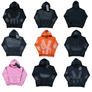 Sudadera con Capucha de Alta Calidad 100% Algodón, Marca de Moda, Diseño Moderno, Holgada, Estampada, Informal, Deportiva, para Hombre - Product Image 1