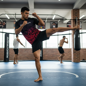 T-shirt de compression unisexe à séchage rapide Eagle View, imprimé numérique, manches longues, Spandex/Nylon pour BJJ MMA Jiu Jitsu - Product Image 3