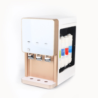 Purificador de Agua de Escritorio para Uso Doméstico, Enfriador de Agua Fría y Caliente, con Bloqueo de Seguridad para Niños, Dispensador de Agua RO
