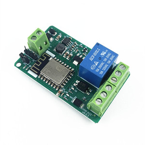 Module de relais sans fil Wifi ESP8266 ESP-12F DC 5V-26V, module de relais 220V 10A <span class=keywords><strong>ESP12F</strong></span> 802.11b/g/n 2.4GHz 12V 24V - Product Image 1