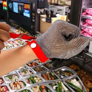 Gants anti-coupure en acier inoxydable 316 de qualité supérieure, résistants à la rouille, en maille métallique pour la transformation du poisson - Product Image 4