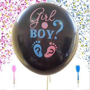 Di genere Rivelare Party Game Pack - Baby Shower Cast Il Vostro Voto Scatola del <span class=keywords><strong>Gioco</strong></span> con Scrutinio Carte di Set,36 pollici di Genere Bambino Rivelare Palloncino - Product Image 4