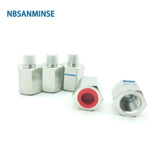 Conector Recto de Acero Inoxidable NBSANMINSE NPT 1/8-1, Adaptador Macho-Hembra para Conexiones de Cables - Product Image 1
